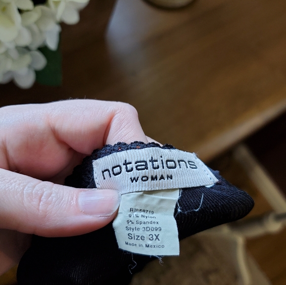 Vintage Plus Size floral 3X Notations - Picture 8 of 14